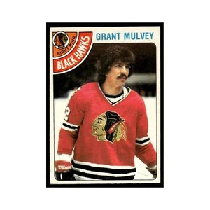 Grant Mulvey 1978 O-Pee-Chee #261 Chicago Blackhawks Hockey Card ottime condizioni - Foto 1 di 3