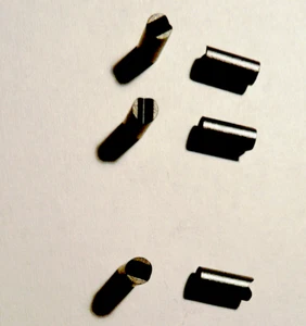 6 Stück Kohlen 3 x 6,5 mm rund für ältere Gützold/ Piko M3- Motoren - Bild 1 von 1