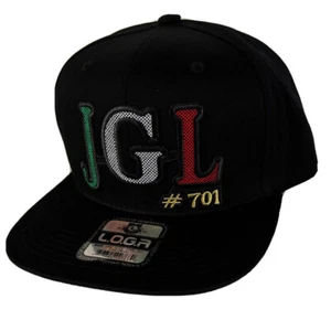 JGL HAT BLACK  SNAP BACK ADJUSTABLE  NEW - Picture 1 of 2