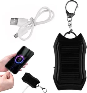 Caricabatterie Solare Portachiavi 1500 mAh con Torcia LED Integrata Power Bank - Foto 1 di 5