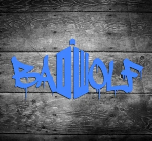 Bad Wolf Doctor Who Vinyl Sticker Car Window Door Bumper Decal DR Badwolf - Picture 1 of 5