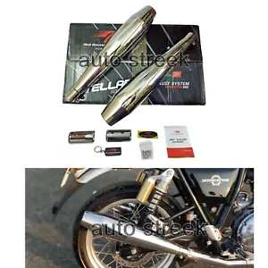 Fit For Royal Enfield GT Continental 650 Red Rooster S S Exhaust Silencer - Bild 1 von 10