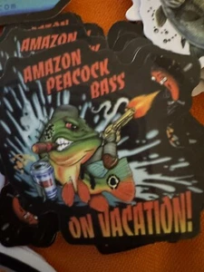 15 X KÖDER ANGELBOX AUFKLEBER, HECHTFISCHEN, BASSKÖDER ANGRY FISH AUFKLEBER - Bild 1 von 12