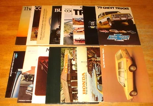Lot 15 1970's Car Dealer Sales Brochure Datsun Chevrolet Honda Volkswagen Buick - Picture 1 of 16