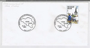 1980 - Belgique - Fdc.enveloppe 1°Jour**- Eglise -Timbre Obl.ciney - Stamp - Imagen 1 de 2