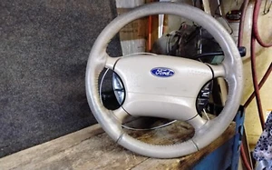 2002-05 FORD EXPLORER STEERING COLUMN TILT CRUISE O/D WITH KEY TAN IN COLOR OEM - Picture 1 of 24
