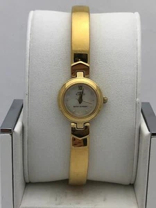 Anne Klein Ladies White Mother of Pearl Dial Gold Tone Bracelet Watch 753 - Picture 1 of 5
