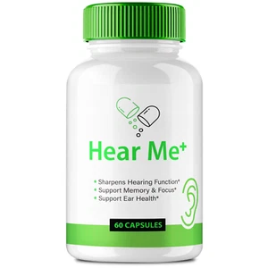 Hear Me + Hearing Support Capsules, HearMePlus Tinnitus Ear Pills 60ct - Picture 1 of 3