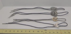 Vier Bolokrawatten mit Westernmotiven - Bild 1 von 9