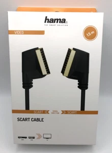 HAMA 1.5mScart Cable Gold Plated Scart Lead - Picture 1 of 11