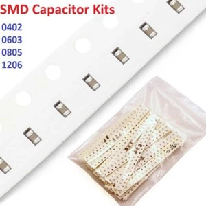 0402 0603 0805 1206 Condensadores SMD/SMT Kits de surtido de componentes - Imagen 1 de 12