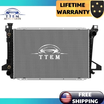 1453 Radiator For  Ford 1985-1996 F-150 F-250 Bronco 1989-1997 F-350 5.0L 5.8L - Изображение 1 из 4