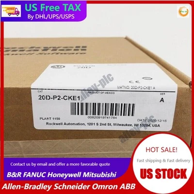 Allen Bradley Powerflex 700S 20D-P2-CKE1 20DP2CKE1 US Free Tax - Image 1 of 4