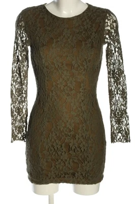 MANGO Vestido de encaje Mujeres Vestido Talla EU 36 caqui elegante - Imagen 1 de 4