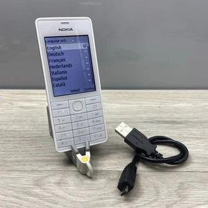 Nokia 515 Retro Phone - White Silver - Very Good - Afbeelding 1 van 24