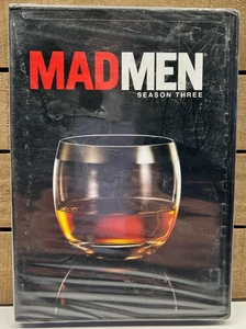 MAD MEN Season 3 DVD 4-Disc Set NEW Jon Hamm 1960 NY Madison Ave Golden Age - Picture 1 of 2