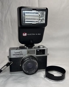 Appareil photo télémétrique Olympus 35 RC 35 mm objectif Zuiko 42 mm f2,8 et flash Electra N-260 - Photo 1/11