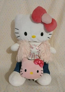 Build a Bear Sanrio Hello Kitty weiße Katze Stofftier Plüschtier 18 Zoll Outfit - Bild 1 von 24