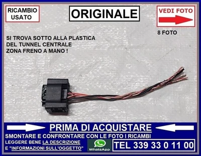 CONNETTORE SENSORE IMBARDATA ESP ASR BLOCCO CARBURANTE FIAT GRANDE PUNTO + EVO - Immagine 1 di 4