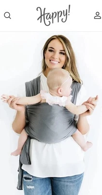 Happy Baby Walk 黑色 Flex 包裹轻便婴儿婴儿  — 第 1/4 张图片