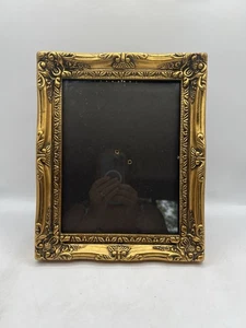 Vintage Foto Bilderrahmen Holz verziert vergoldet goldfarben passend für 8x10 Barock Stil - Bild 1 von 11