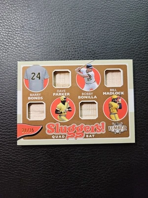 2024 Leaf Lumber Sluggers реликвия пираты облигации Parker Bonilla Madlock /35 - Изображение 1 из 2