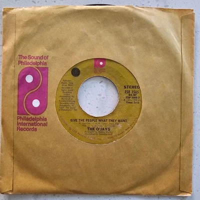 The O'Jays ** Give The People What They Want - Original 1975 US Soul Funk 7" - Image 1 of 4