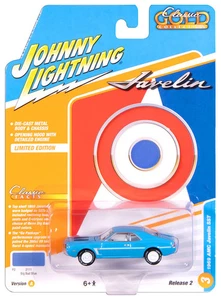 1969 AMC Javelin Blue Johnny Lightning Classic Gold 1:64 Scale 2025 R2 - Picture 1 of 1