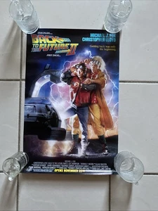 Back To The Future Part 2 Movie Poster 1989 21"x 13" Michael J Fox Vintage - Picture 1 of 8