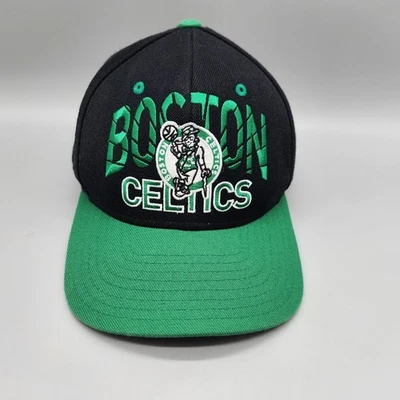 De colección Adidas Boston Celtics Gorra Snapback Gorra NBA Verde Mezcla de Lana Baloncesto Foto 1 de 4