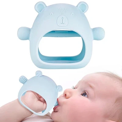 Silicone Baby Teething Toy for 0-6month Infants, for New Born - Image 1 of 4