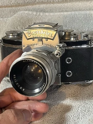 Lente para restauración Ihagee Exakta Varex IIa SLR 35 mm cámara Jena 1:2 f58 Foto 1 de 4