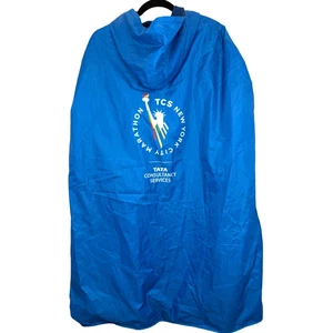 TCS New York City NYC Road Runners Marathon Fleece Lined Hooded Poncho Jacket - Picture 1 of 4