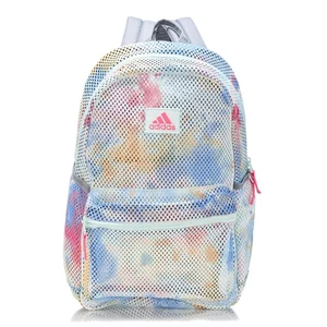 Adidas Hermosa Tie Dye Mesh Backpack School Work See Through $51 Value - Picture 1 of 10