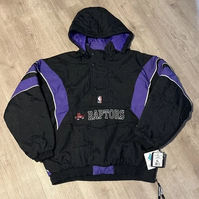 Starter Toronto Raptors Pullover Jacket - Size XL  Vintage DEAD STOCK - Image 1 of 4
