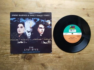 Jimmy Barnes INXS Lost Boys Good Times VG+ 7" Single Vinyl Record A7751 (S1) - Picture 1 of 2