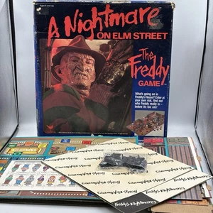 A Nightmare on Elm Street The Freddy Game New Open Box Vintage 1989 Unpunched - Picture 1 of 16