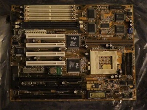 GIGABYTE GA586VX 3.33 SOCKET 7 placa base BATERÍA NUEVA montada Socket 7 ISA PCI - Imagen 1 de 14