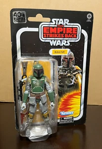 Star Wars 40th ESB Retro Kenner Card 6" Black Series Boba Fett Damaged Card - Picture 1 of 14
