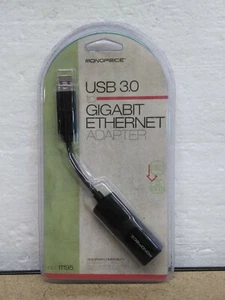 1x Monoprice USB 3.0 to Gigabit Ethernet Adapter - Picture 1 of 3
