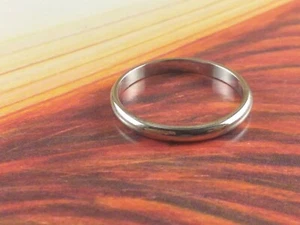 Anello Uomo/Donna Fede Fedina a Giro Colore Argento Size 19 Bigiotteria Bijoux - Foto 1 di 2