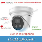Hikvision 4MP Built-in Mic Security Camera POE DarkFighter H.265 DS-2CD2346G2-IU