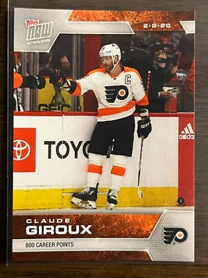 2019-20 Topps Now NHL Sticker #168 Claude Giroux Philadelphia Flyers - Image 1 of 2