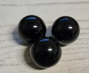 Ersatzteile für Abalone Kugeln 2,4 cm ∅ Ersatzkugeln schwarz & weiß & blau - Foto 1 di 10