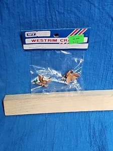 Coppia gufi 3/4 vintage di Westrim nuovi con scatola - Foto 1 di 3