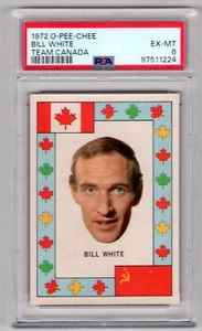 BILL WHITE 1972-73 O-PEE-CHEE TEAM CANADÁ 1972-73 Nº 28 PSA 6 93606 - Imagen 1 de 2