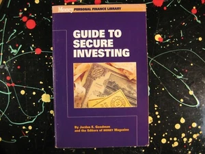 Money Magazine Guide to Secure Investing Jordan Goodman Finance Book TPB - Bild 1 von 3