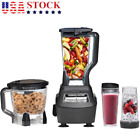 US BL770 Mega Kitchen System,1500W,4 Functions for Smoothies, Processing Black