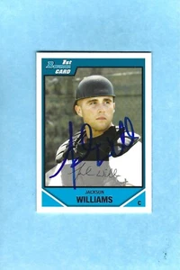 2007 Bowman Jackson Williams RC Rookie Auto On Card Signed Autographed - Picture 1 of 1