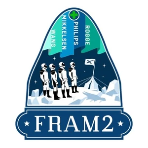 SpaceX FRAM2 Logo Vinyl Sticker - 3 inch - Picture 1 of 1